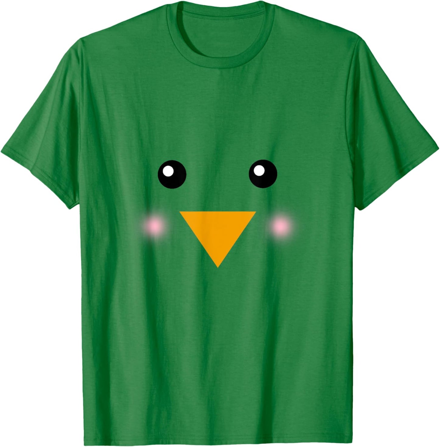 Easter Chick Face Costume For Kids and Toddlers T-Shirt - T-Shirt | Irish Green