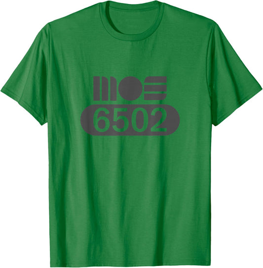 MOS 6502 CPU Retro Programmer Coder Processor Old School T-Shirt - T-Shirt | Irish Green