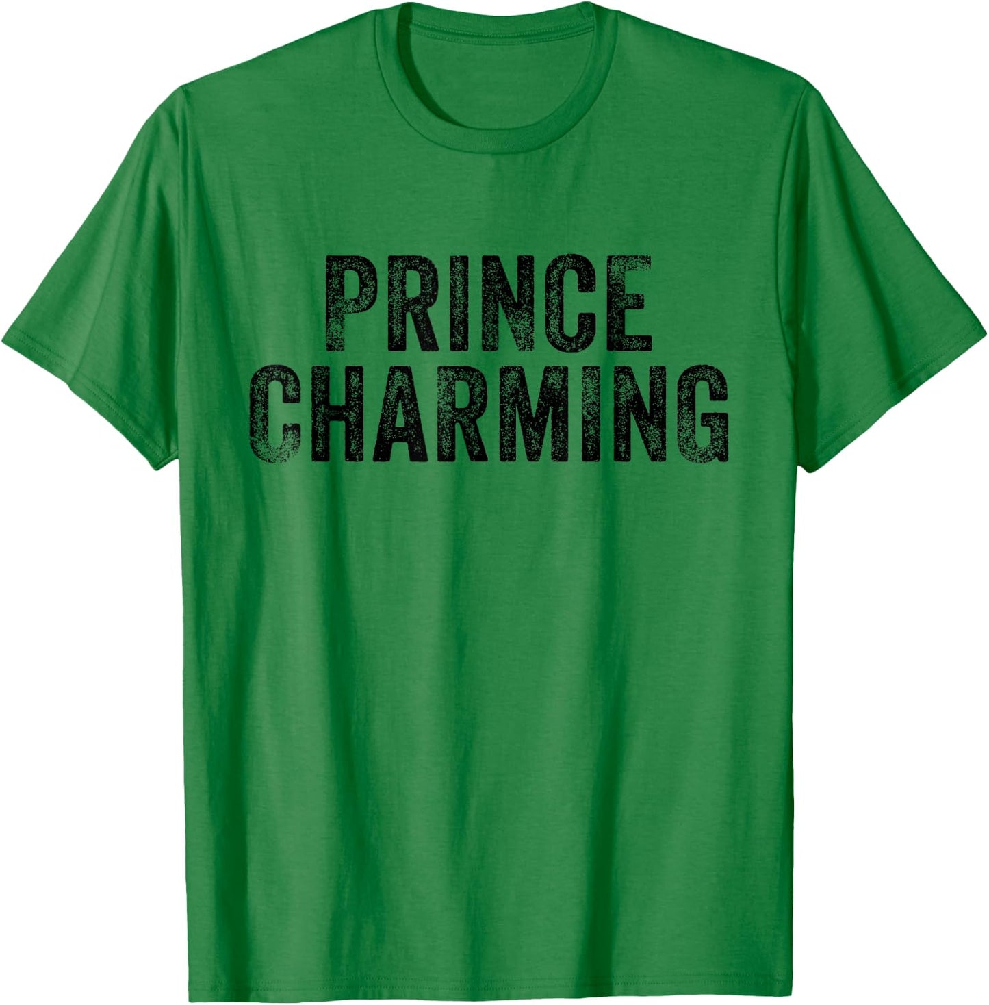 Prince Charming Fairy Tale Hero Funny Vintage Distressed T-Shirt - T-Shirt | Irish Green