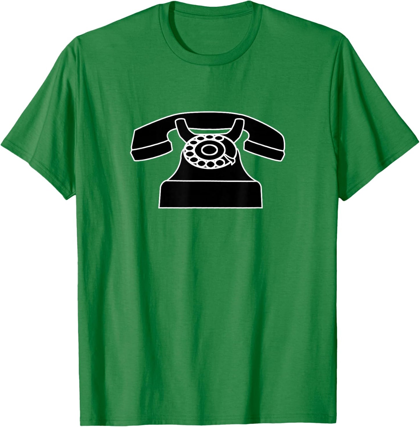 Old Fashioned 50s Telephone Dial Art Retro Art T-Shirt - T-Shirt | Irish Green