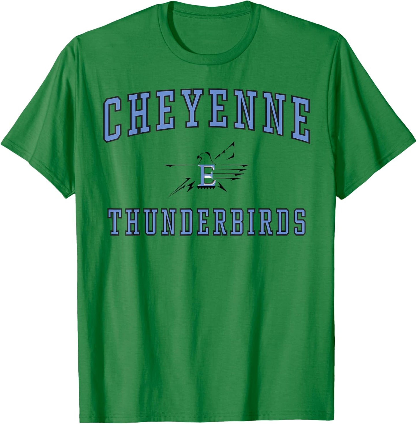 Cheyenne East High School Thunderbirds C1 T-Shirt - T-Shirt | Irish Green
