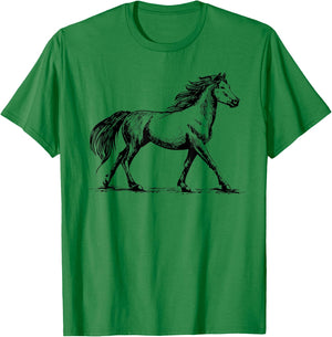 Horse Mare Stallion Rider Horsewoman Gifts Horse lover T-Shirt - T-Shirt | Irish Green