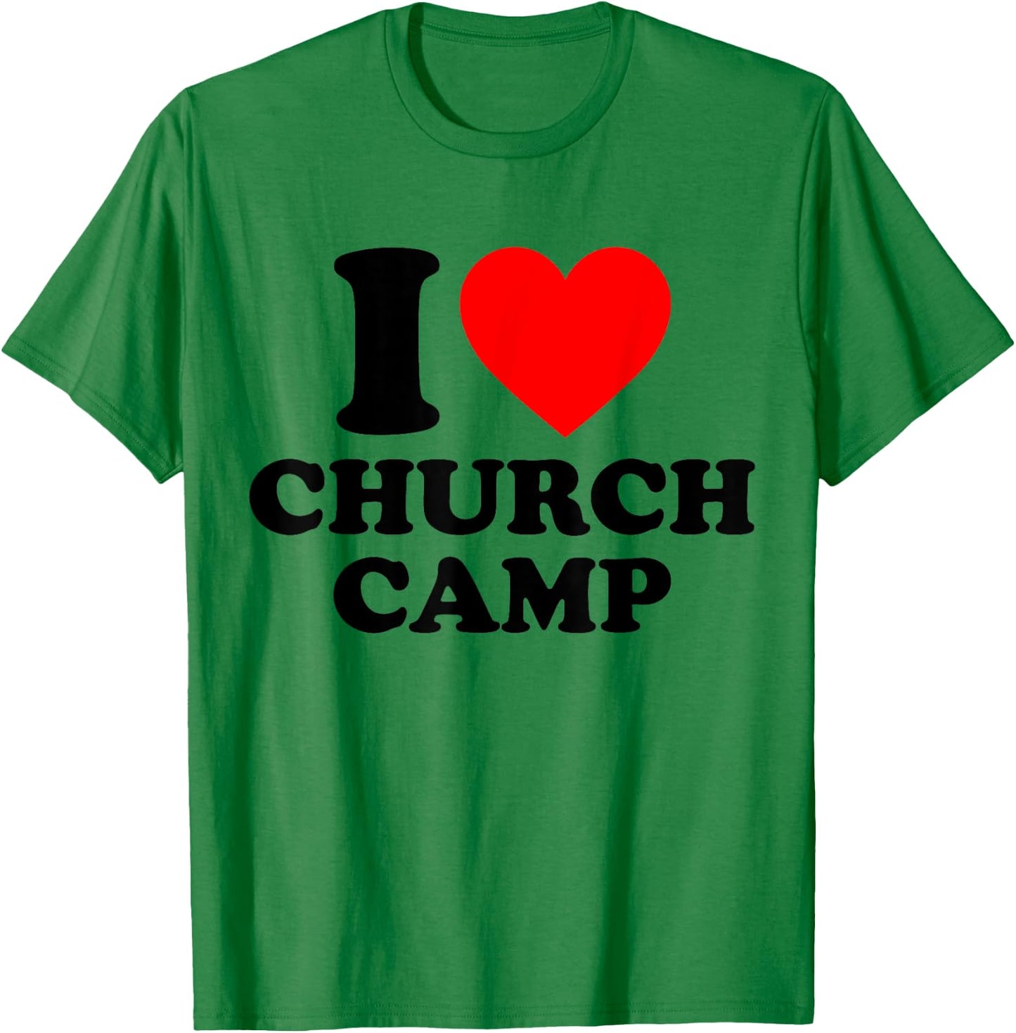 VBS I Love Church Camp Christian Vacation Bible School Jesus T-Shirt - T-Shirt | Irish Green