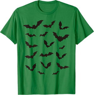 Halloween Bats Costume Halloween Bat Shirt Kids Boys Girls T-Shirt - T-Shirt | Irish Green