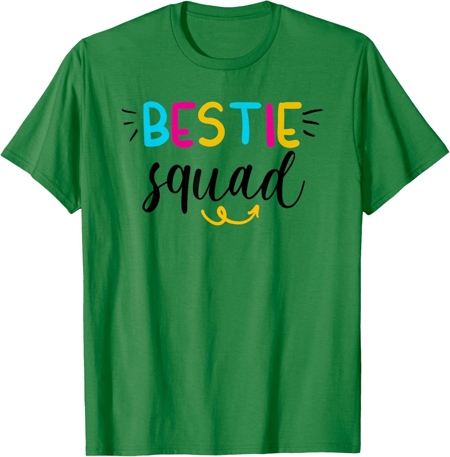 Bestie Squad Best Friends T-Shirt - T-Shirt | Irish Green