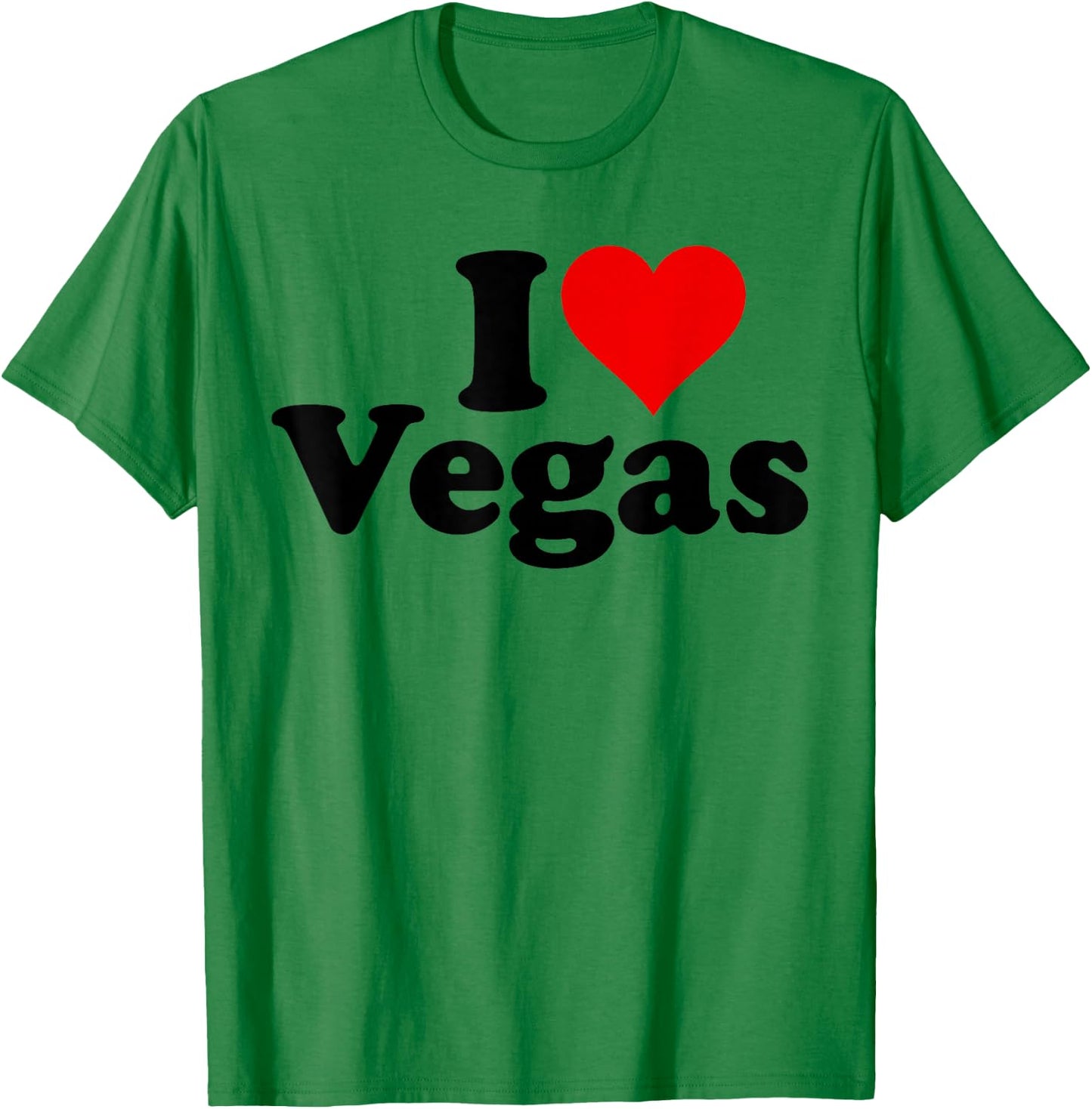 I Heart Love LAS Vegas Nevada T-Shirt - T-Shirt | Irish Green