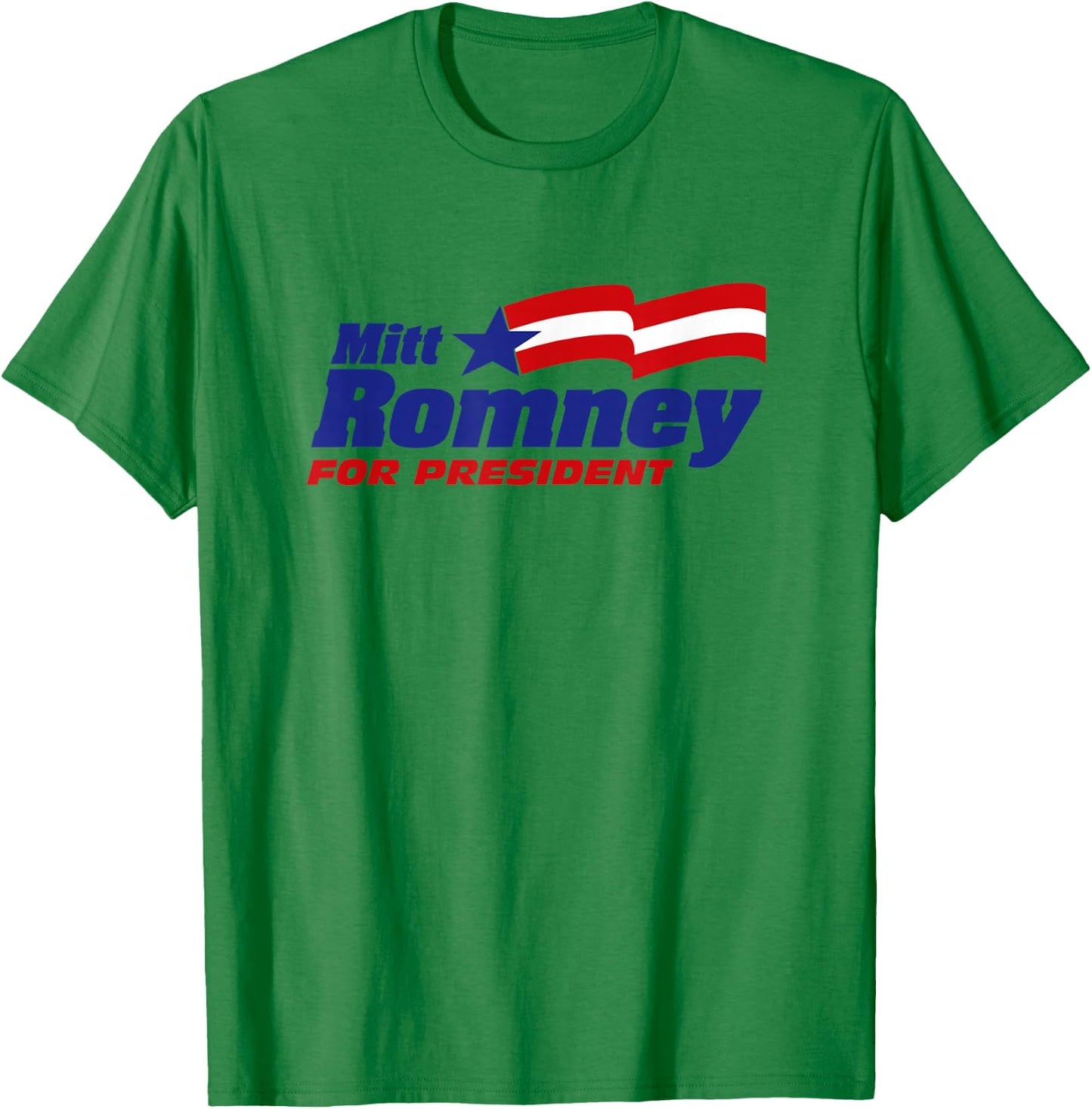 Mitt Romney For President 2024 Romney '24 Republican Patriot T-Shirt - T-Shirt | Irish Green