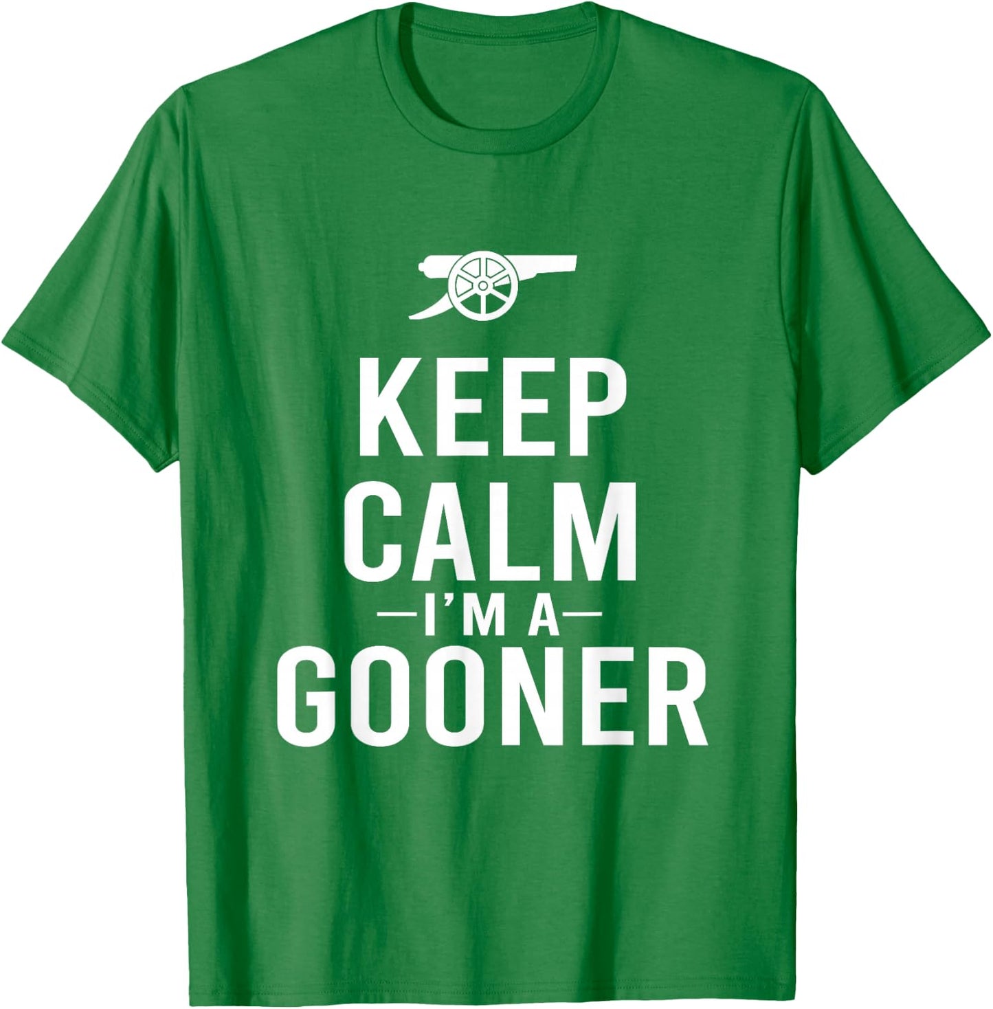 Keep Calm I'm a Gooner Jersey T-Shirt - T-Shirt | Irish Green