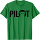 Pilot Airplane Aviator Aviation T-Shirt - T-Shirt | Irish Green