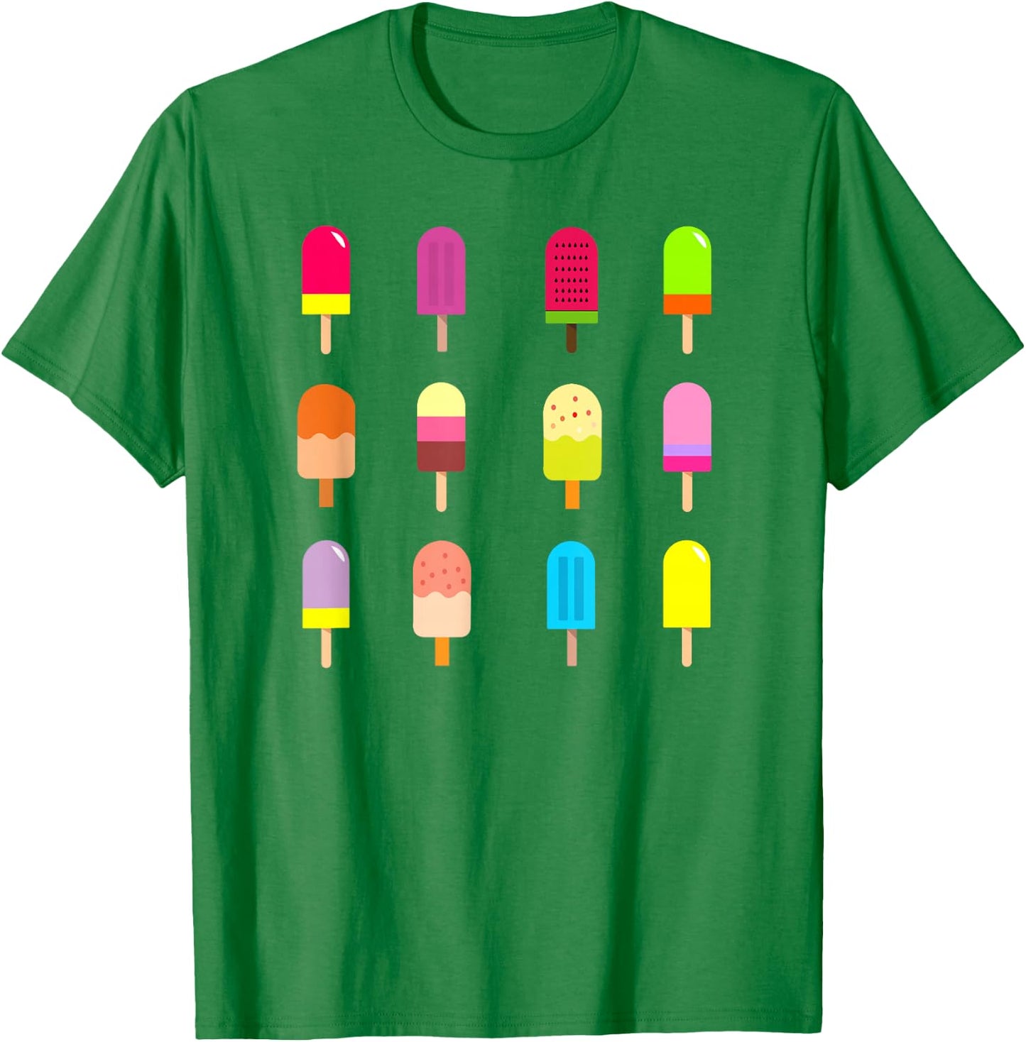 Novelty Popsicle Funny Summer Design Ice Cream Gift T-Shirt - T-Shirt | Irish Green