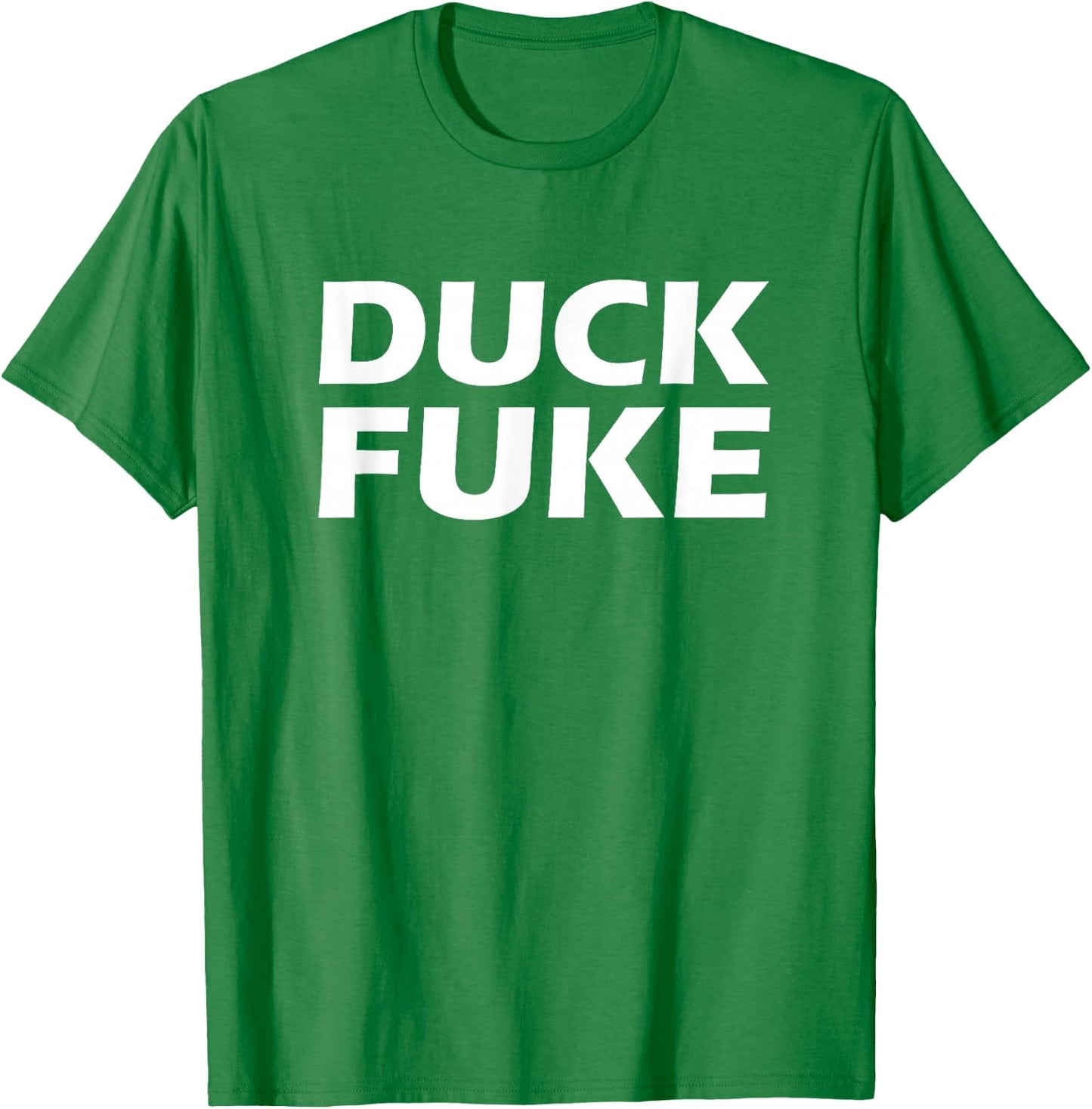 Duck Fuke Funny Basketball Rivalry T-Shirt - T-Shirt | Irish Green