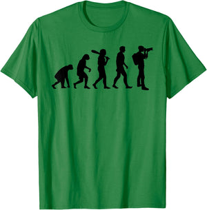 Photographer Evolution Funny Photograph Photo Photographers T-Shirt - T-Shirt | Irish Green