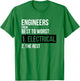 Engineers From Best To Worst Electrical Engineering T-Shirt - T-Shirt | Irish Green