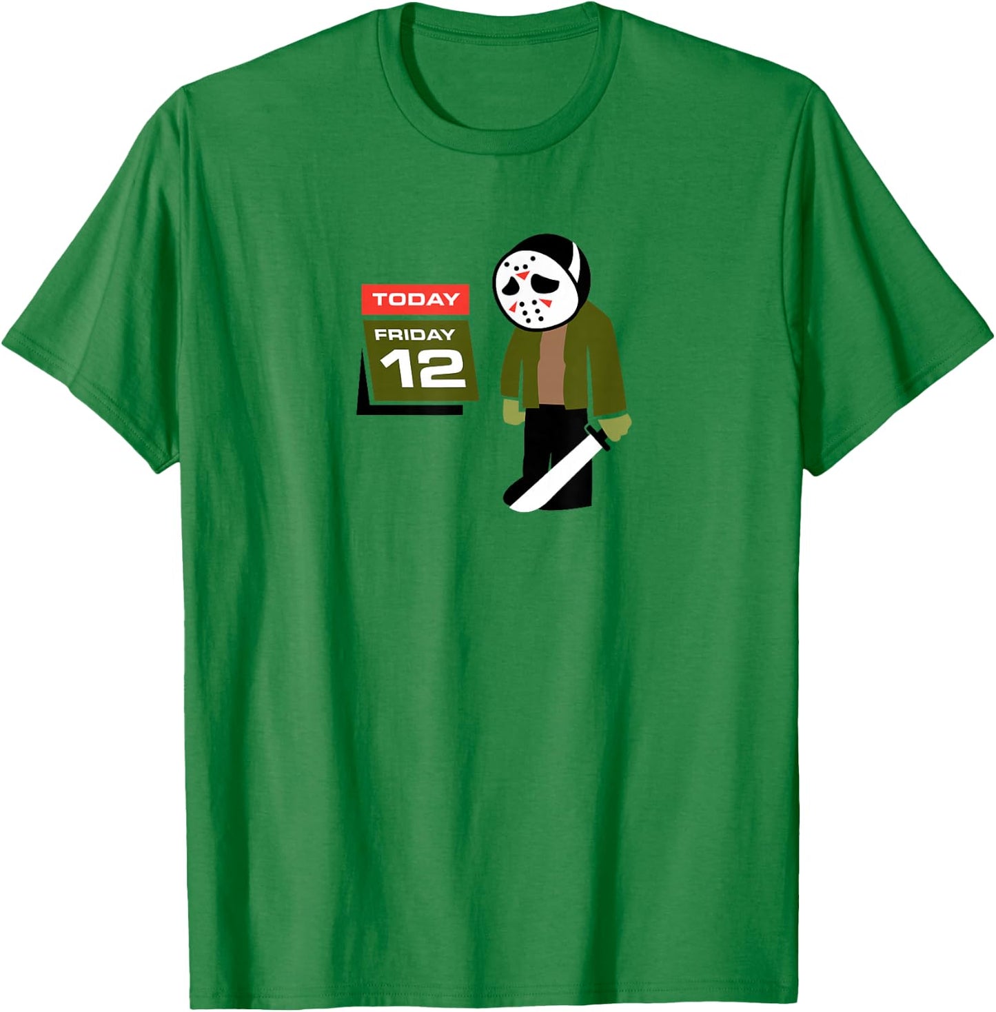 Logo Candy Jason Hates Friday 12th - Funny -Adults White Cotton Polyester Halloween T-Shirt - T-Shirt | Irish Green