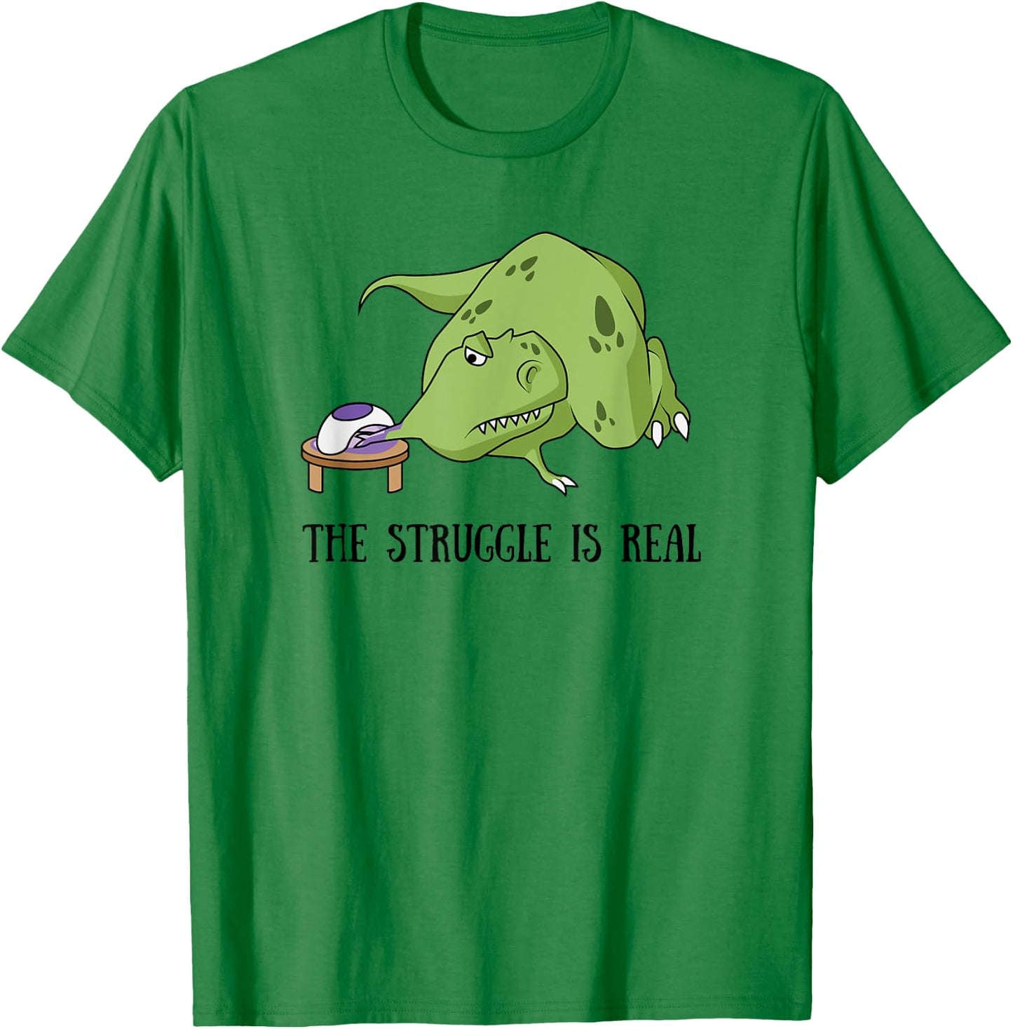 Nail Tech Shirt | Tyrannosaurus Rex Drying Nails T-Shirt - T-Shirt | Irish Green