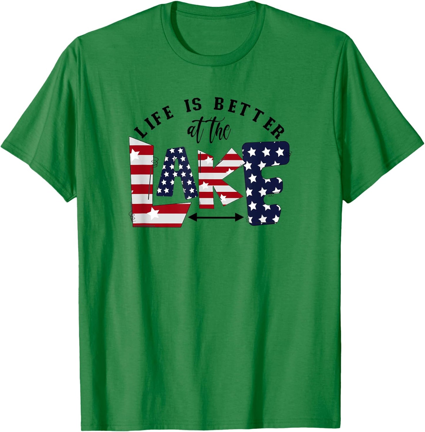 Lake Shirts Lake House Boating Camping Clothes Women Kid Men T-Shirt - T-Shirt | Irish Green