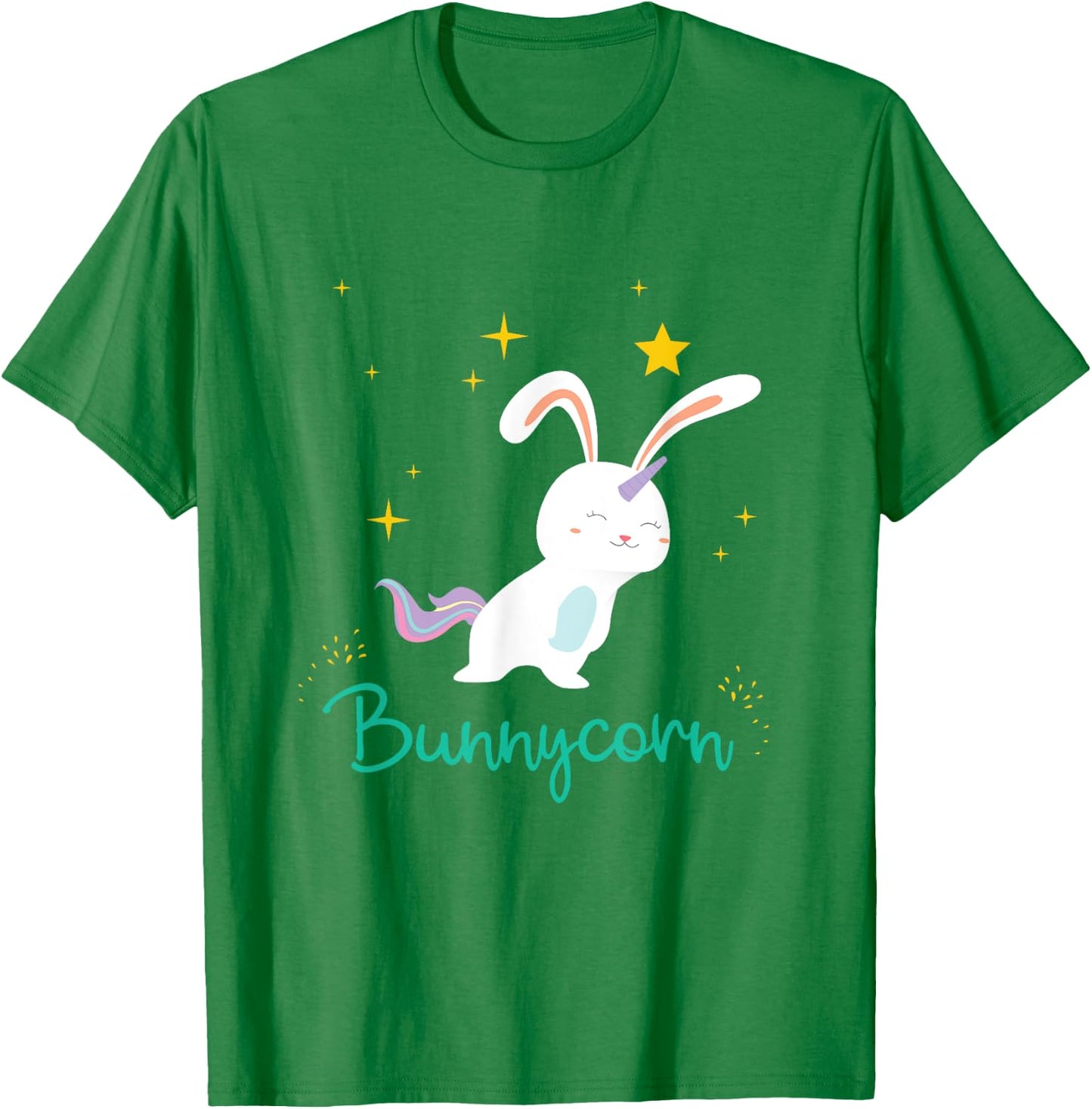 Bunnycorn Unicorn Bunnies Cute Funny Rabbit T-Shirt - T-Shirt | Irish Green