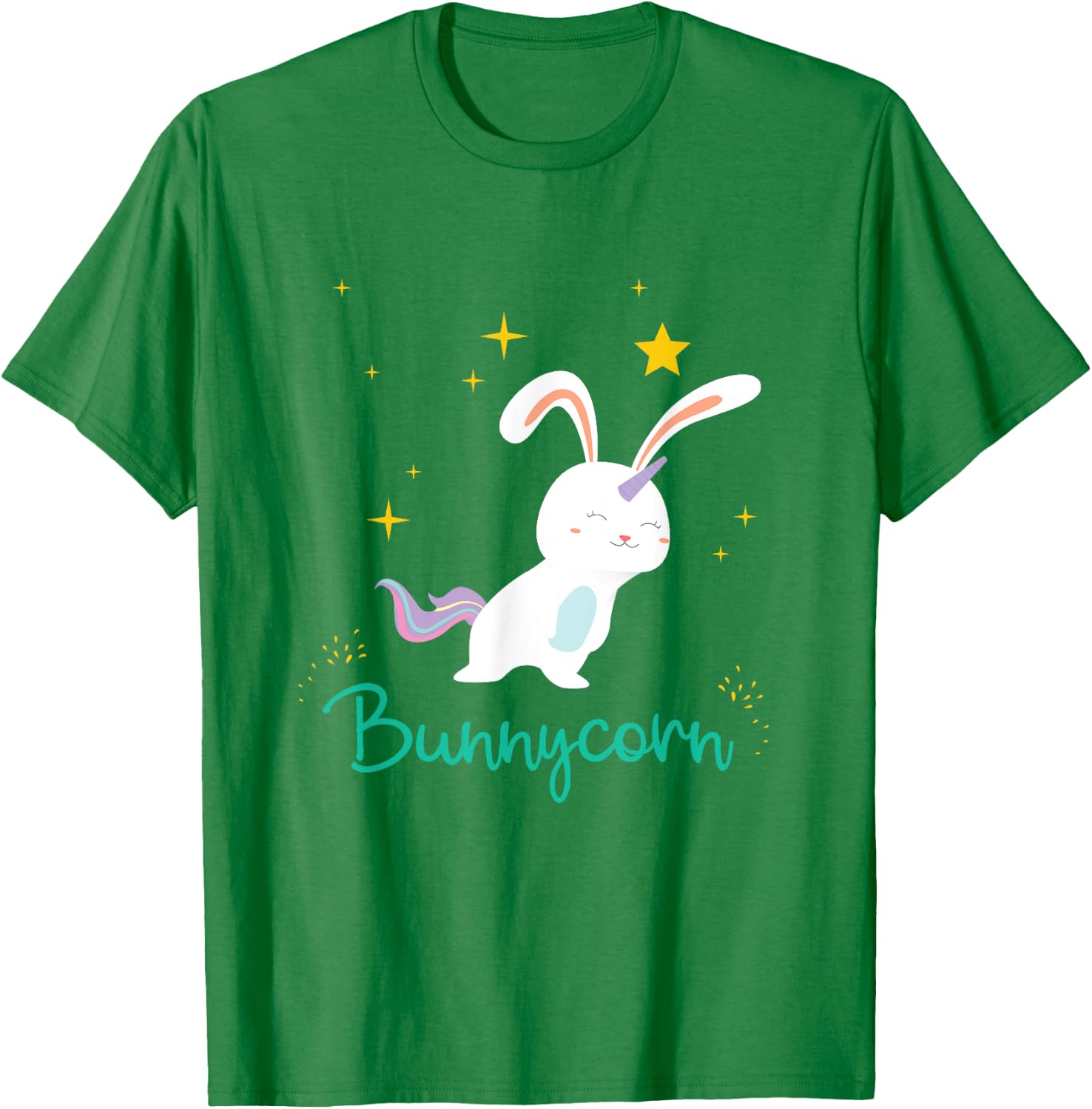 Bunnycorn Unicorn Bunnies Cute Funny Rabbit T-Shirt - T-Shirt | Irish Green
