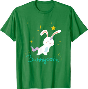 Bunnycorn Unicorn Bunnies Cute Funny Rabbit T-Shirt - T-Shirt | Irish Green