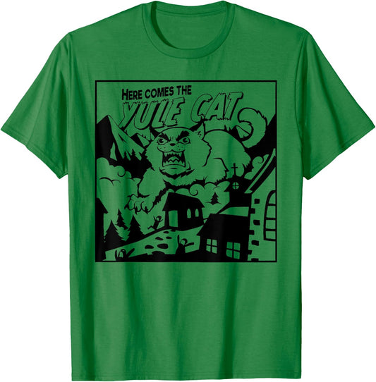Yule Cat Women T-Shirt - T-Shirt | Irish Green
