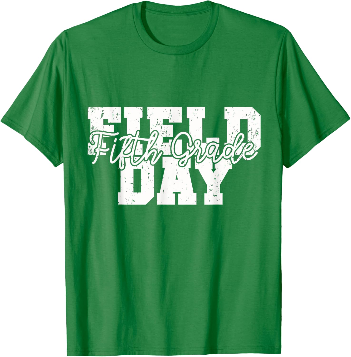 Field Day 2025 Fifth Grade school teacher kids red T-Shirt - T-Shirt | Irish Green