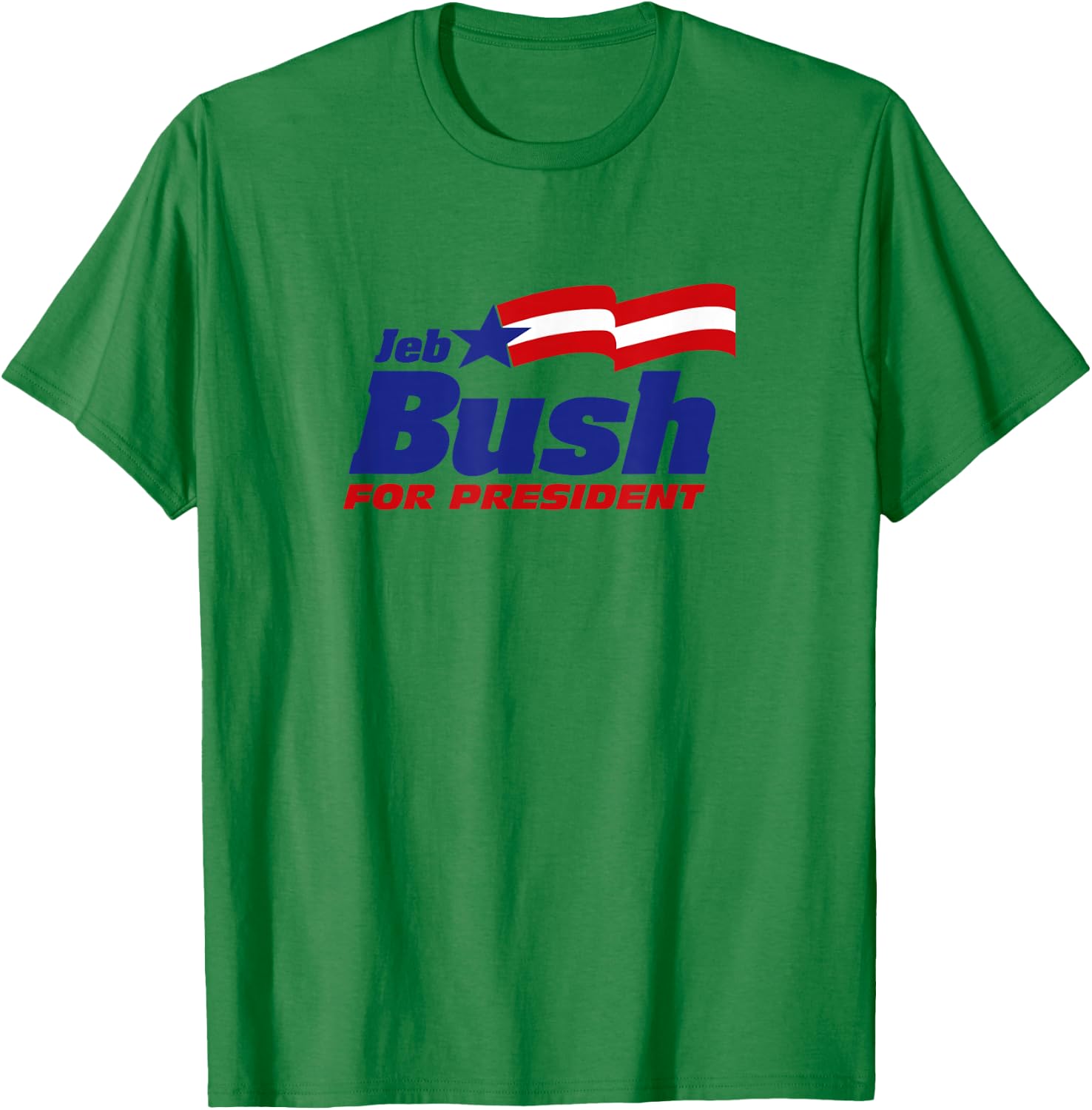 Jeb Bush For President 2024 | Bush 2024 Republican Patriot T-Shirt - T-Shirt | Irish Green