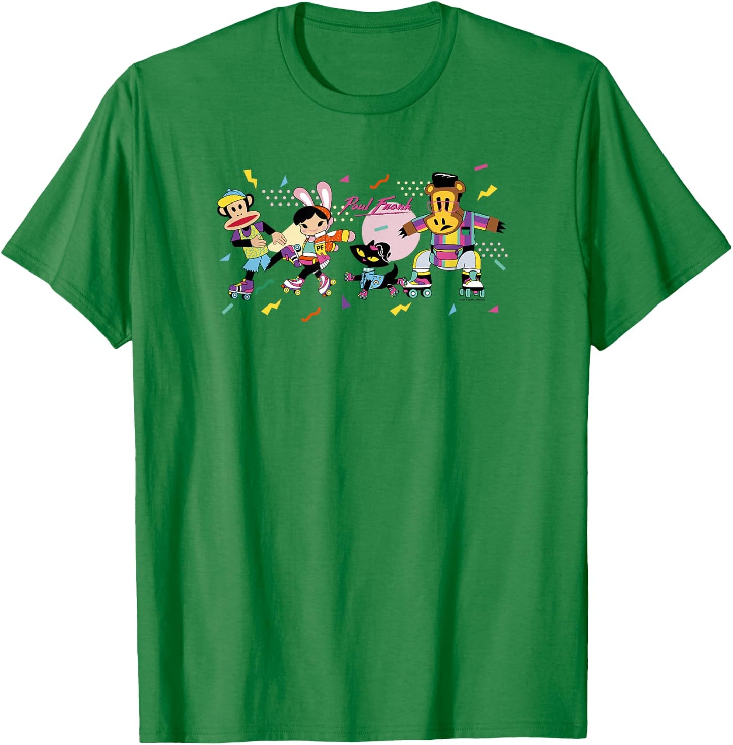 Paul Frank Retro Group Skate Party T-Shirt - T-Shirt | Irish Green