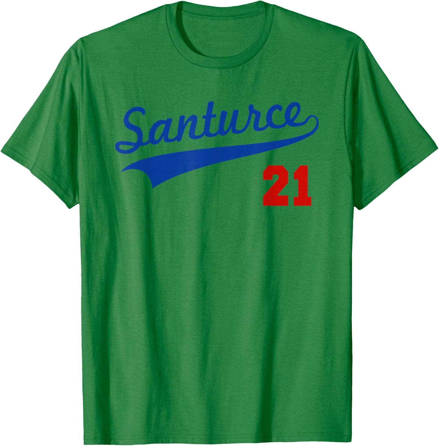 Santurce 21 Puerto Rico Baseball Boricua Men Women T-Shirt - T-Shirt | Irish Green