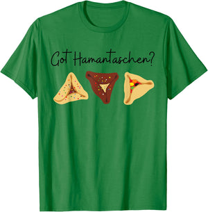 Happy Purim Got Hamantaschen? Jewish Baking Queen Esther T-Shirt - T-Shirt | Irish Green