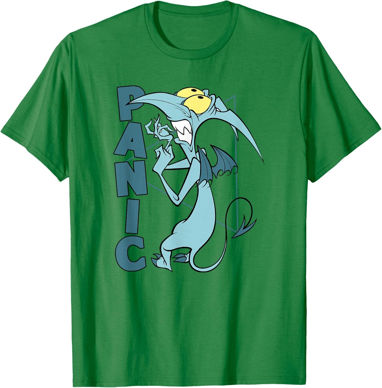 Disney Hercules Panic Geometric Name Portrait T-Shirt - T-Shirt | Irish Green