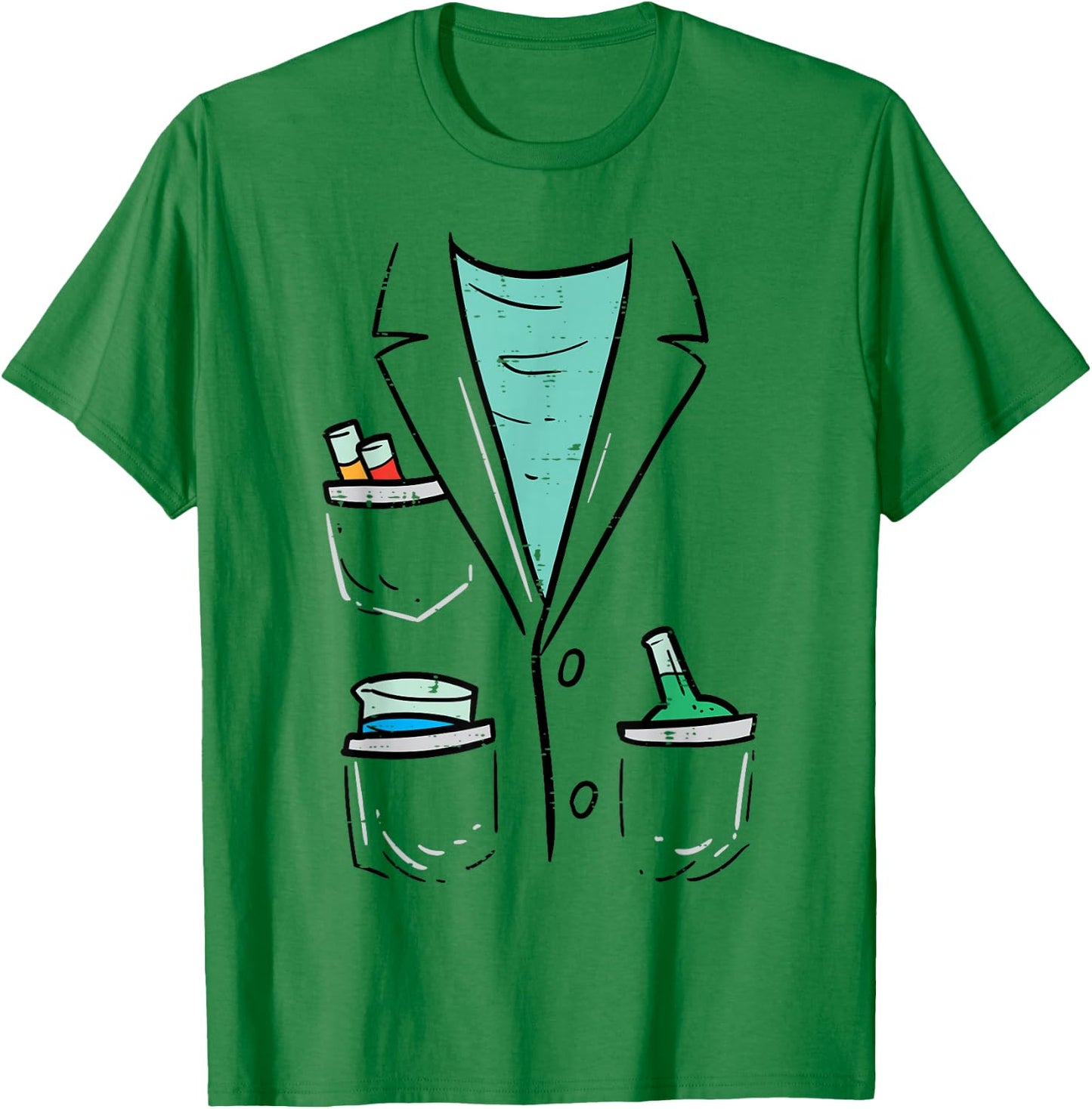 Mad Scientist Chemist Costume Funny Halloween Nerd Geek Boys T-Shirt - T-Shirt | Irish Green