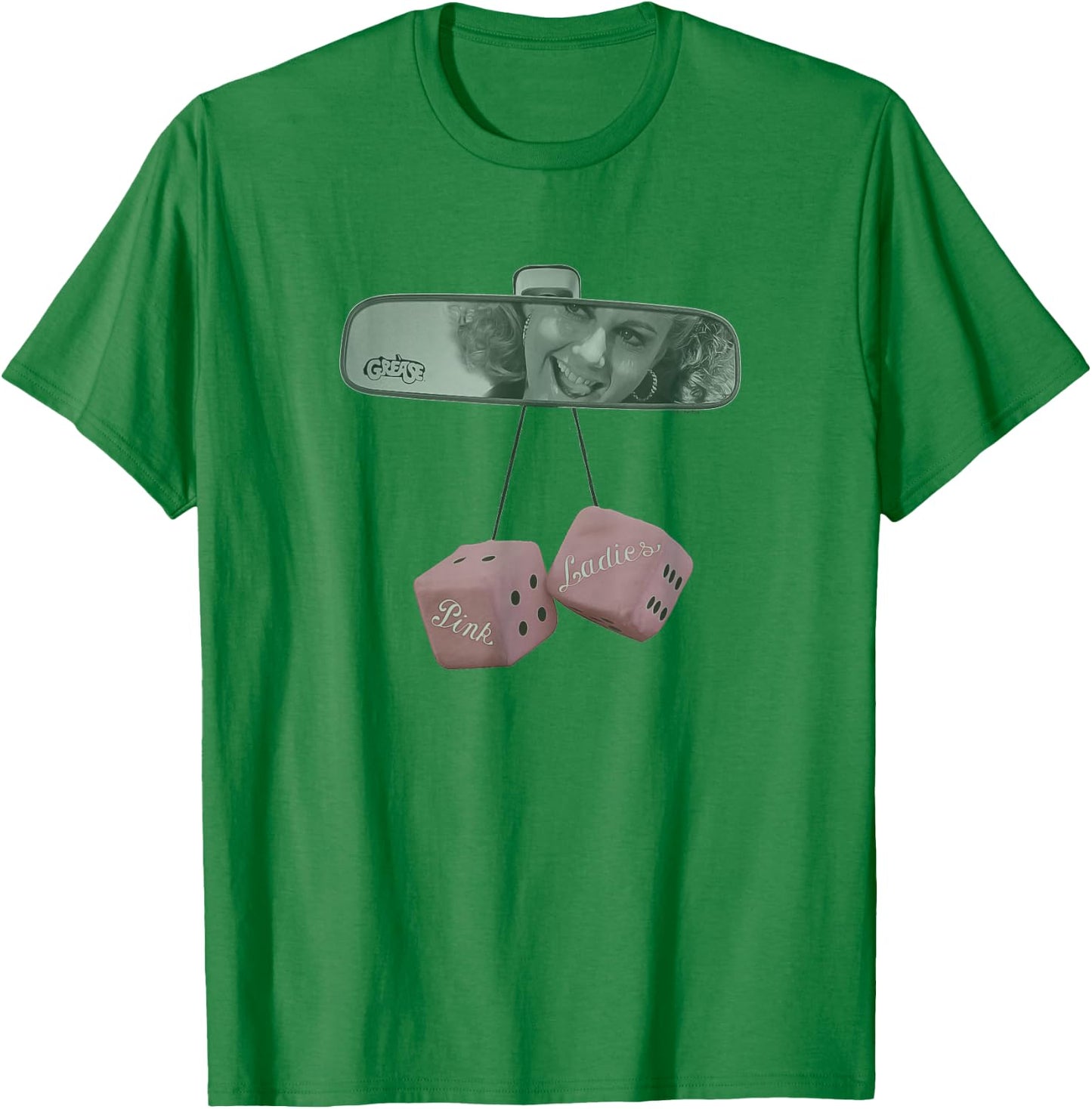 Grease - Sandy in the Rear View T-Shirt - T-Shirt | Irish Green