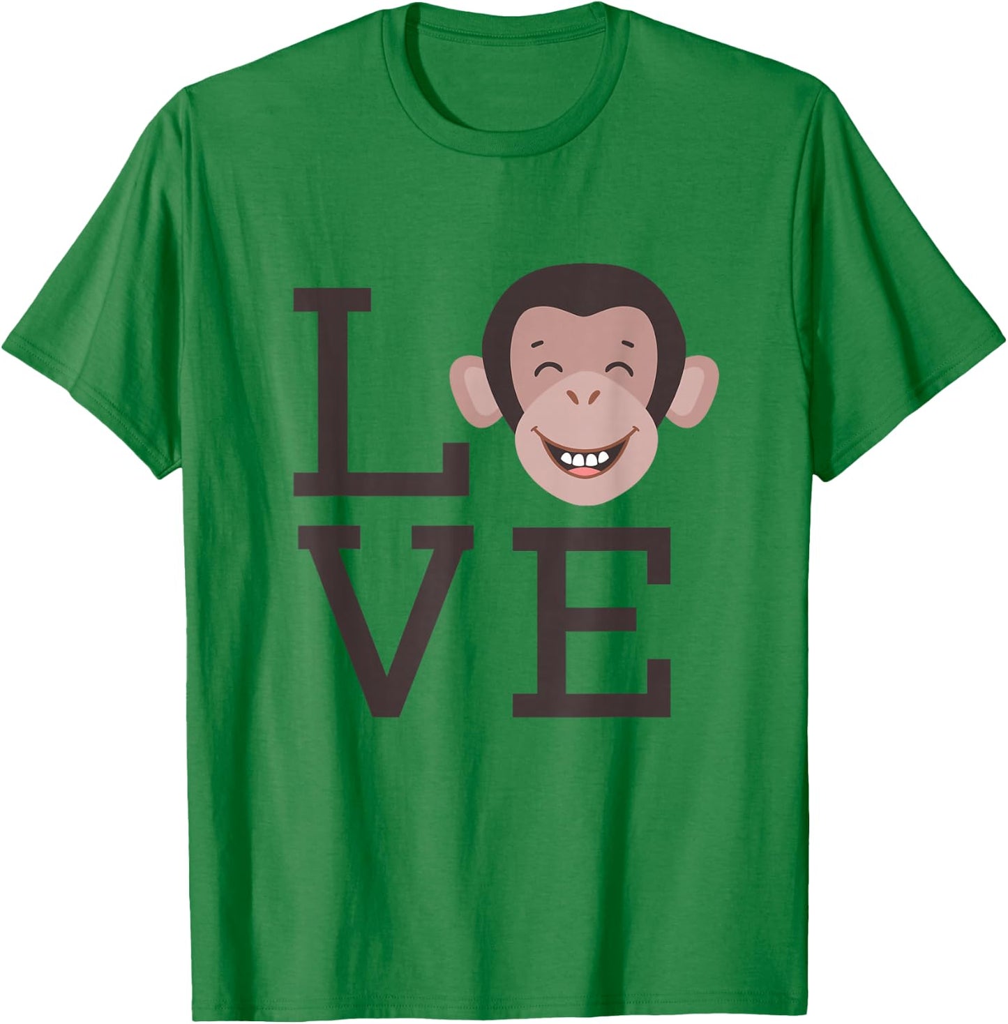 Love Monkey - Jungle Animal Outfit Monkey Lovers Gift T-Shirt - T-Shirt | Irish Green