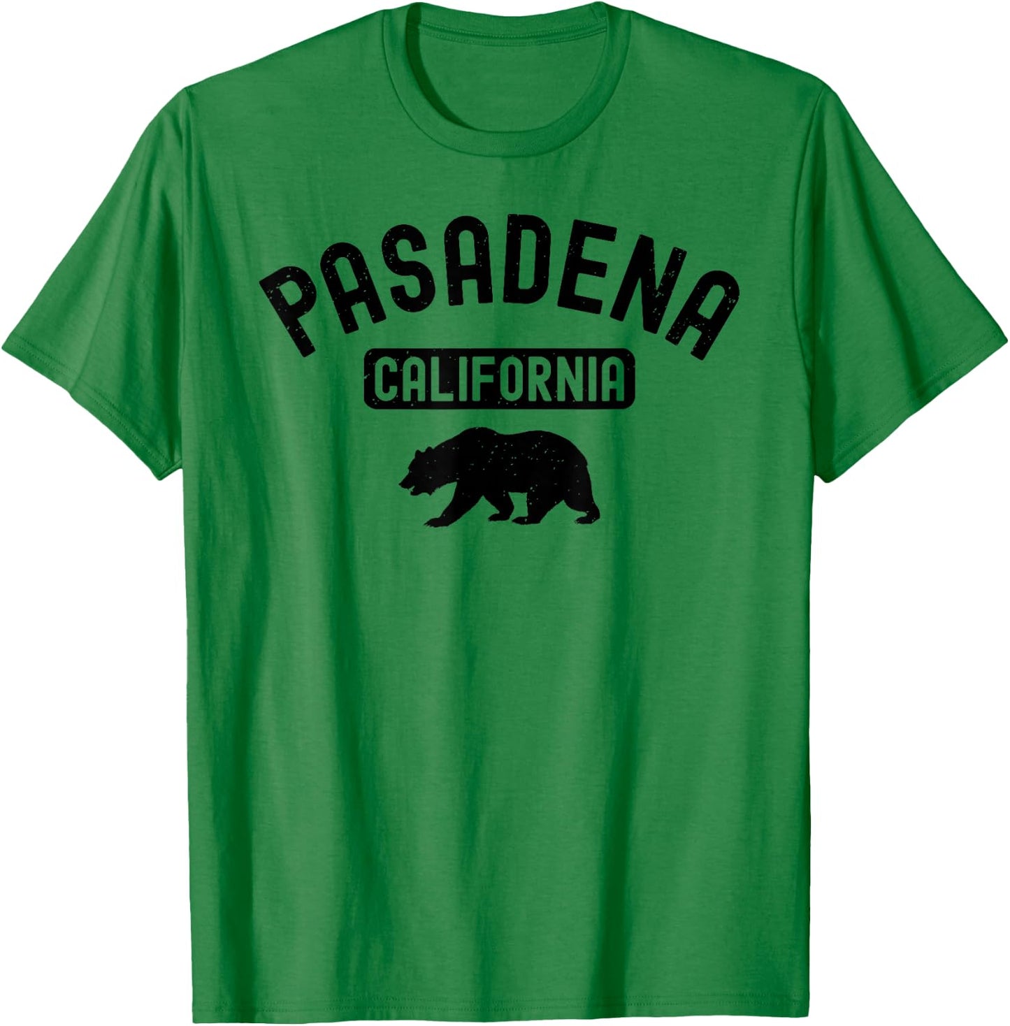 Pasadena California 626 Bear San Gabriel Valley Old Town T-Shirt - T-Shirt | Irish Green
