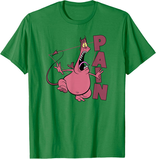 Disney Hercules Pain Geometric Name Portrait T-Shirt - T-Shirt | Irish Green