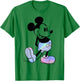 Disney Mickey Classic Holographic Mickey Mouse T-Shirt - T-Shirt | Irish Green
