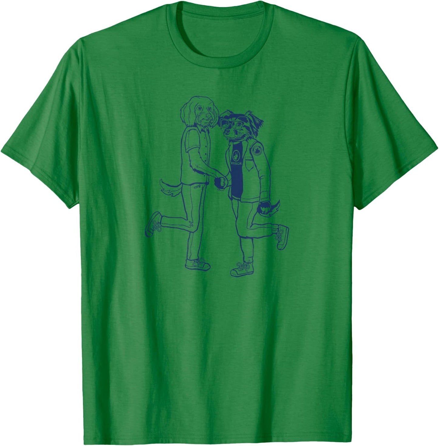 Mythical Handshake T-Shirt - T-Shirt | Irish Green