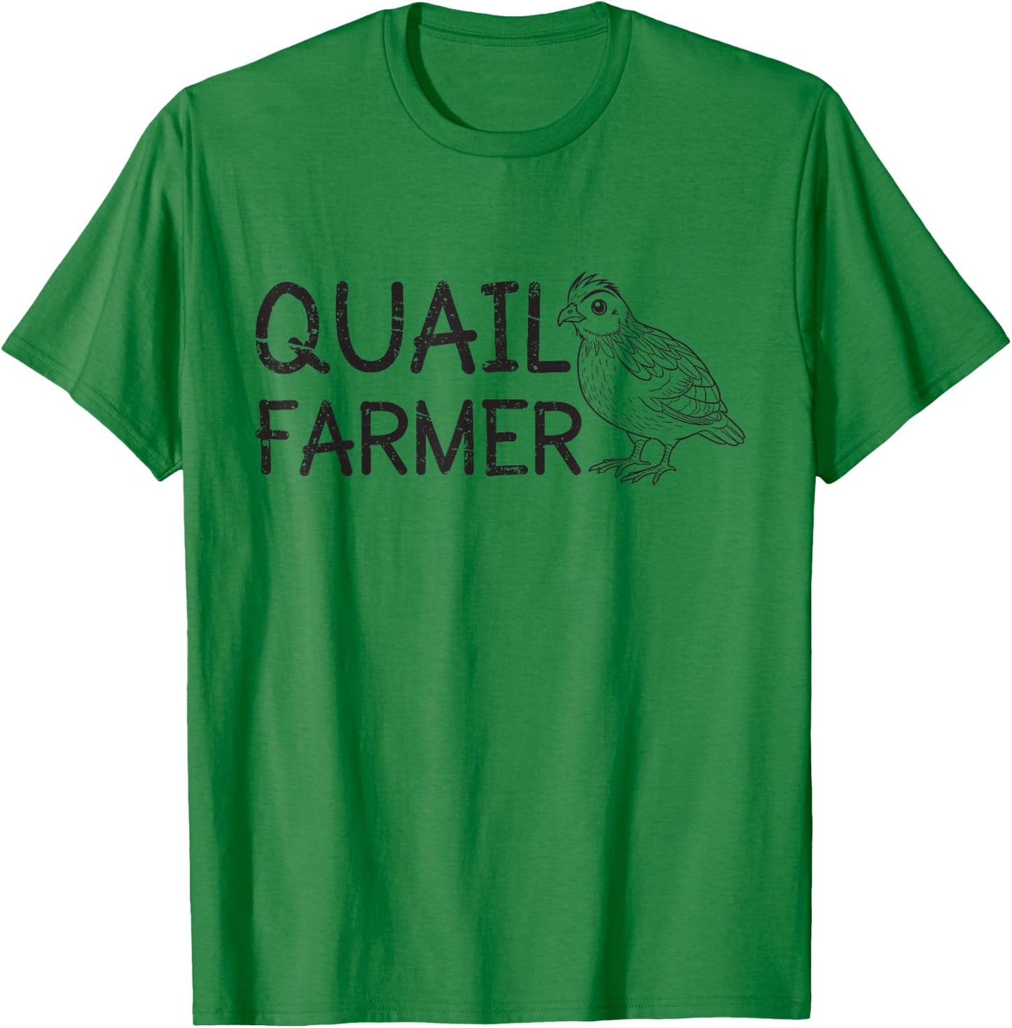 Coturnix Quail Lovers Funny Quail Breeder Quail Farmer T-Shirt - T-Shirt | Irish Green