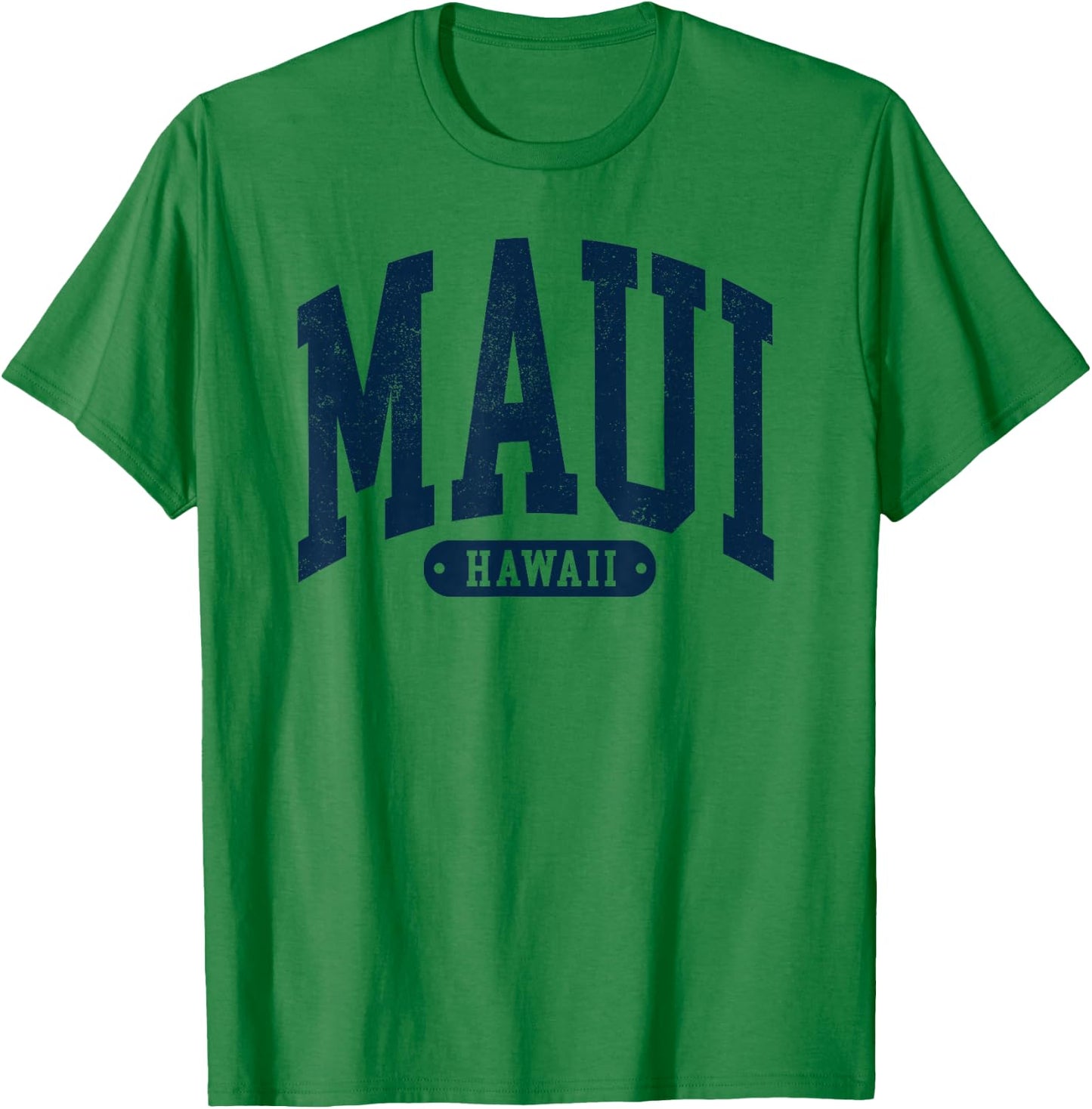 Maui Hawaii Beach Vacation Preppy Retro Throwback Men T-Shirt - T-Shirt | Irish Green