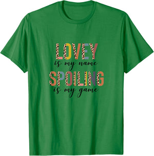 Lovey Love Laugh Spoil, New Lovey Mothers Day T-Shirt - T-Shirt | Irish Green