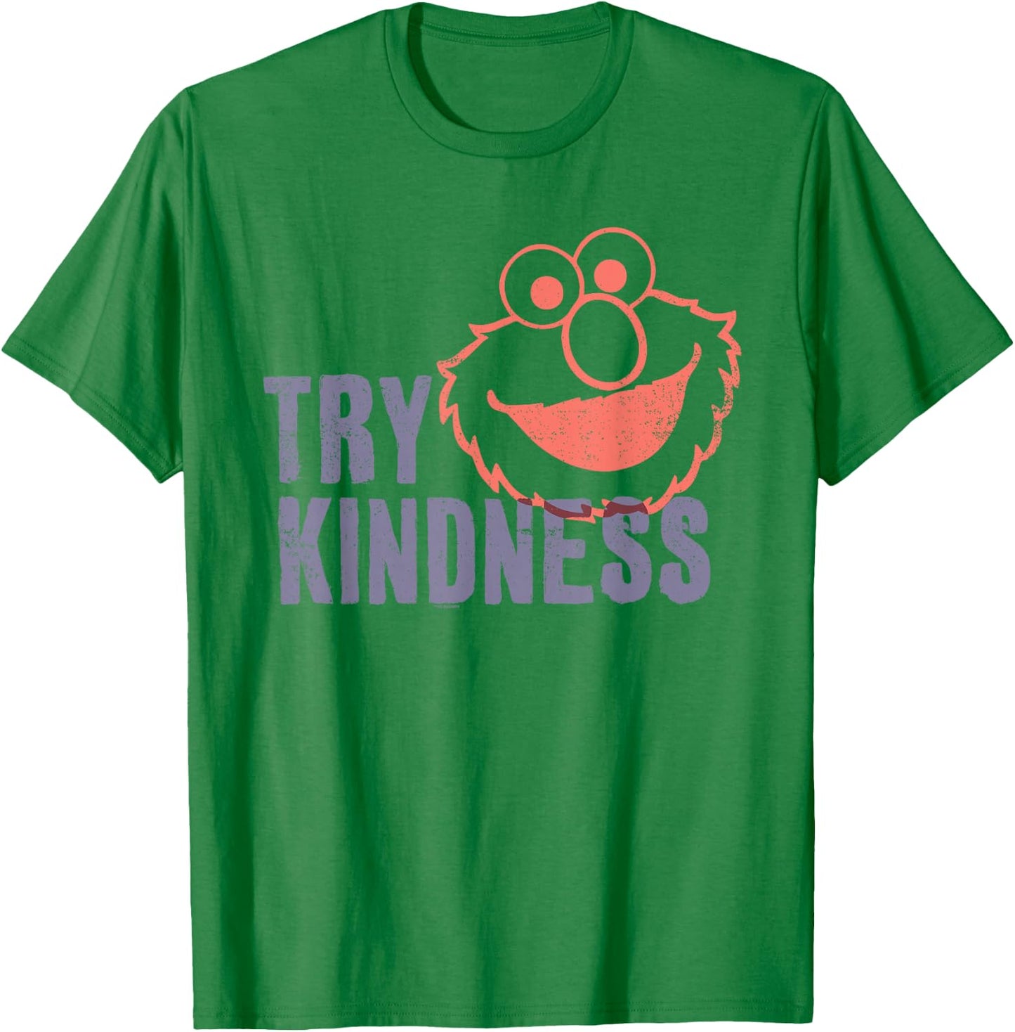 Sesame Street Try Kindness With Elmo T-Shirt - T-Shirt | Irish Green