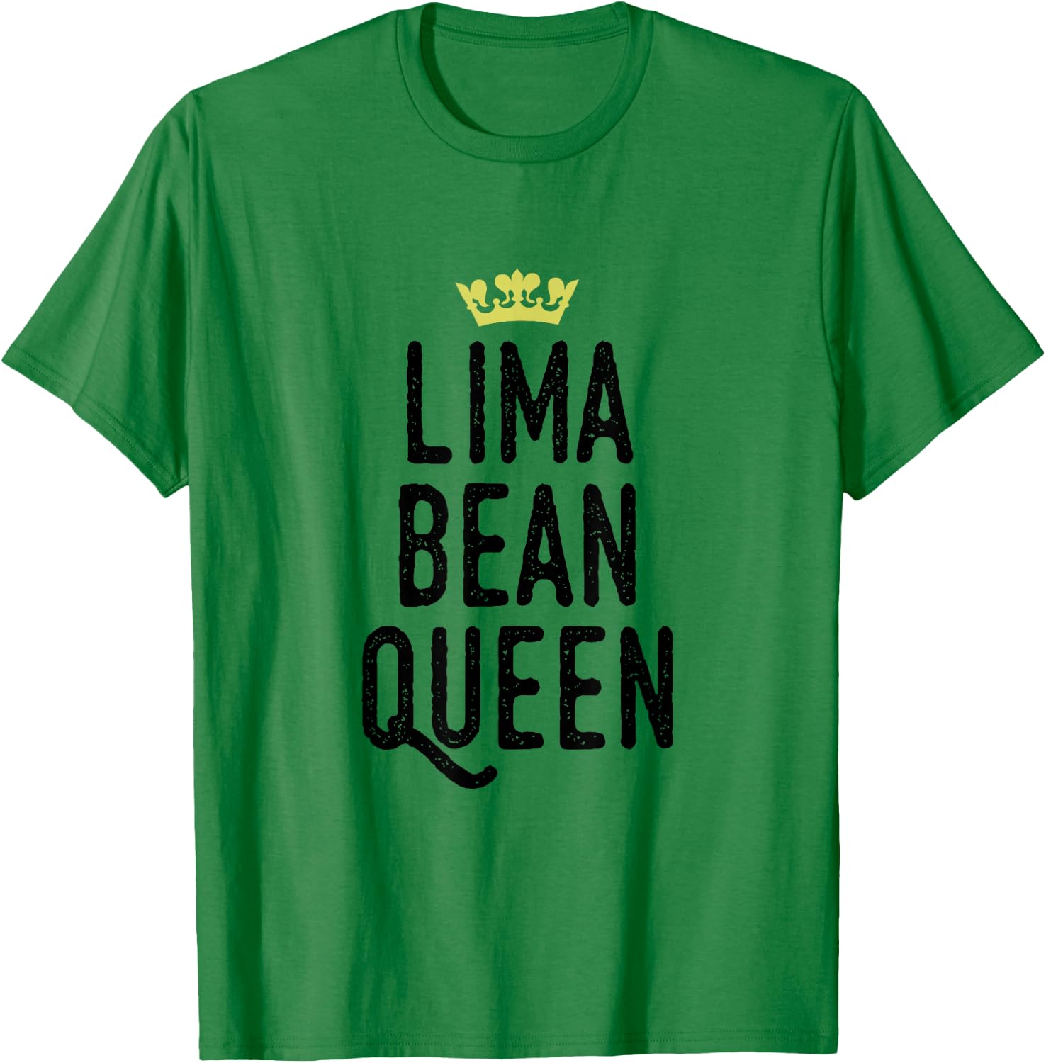 Lima Bean Queen T-Shirt - T-Shirt | Irish Green