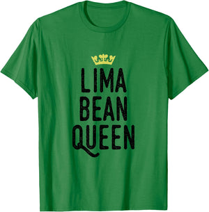 Lima Bean Queen T-Shirt - T-Shirt | Irish Green
