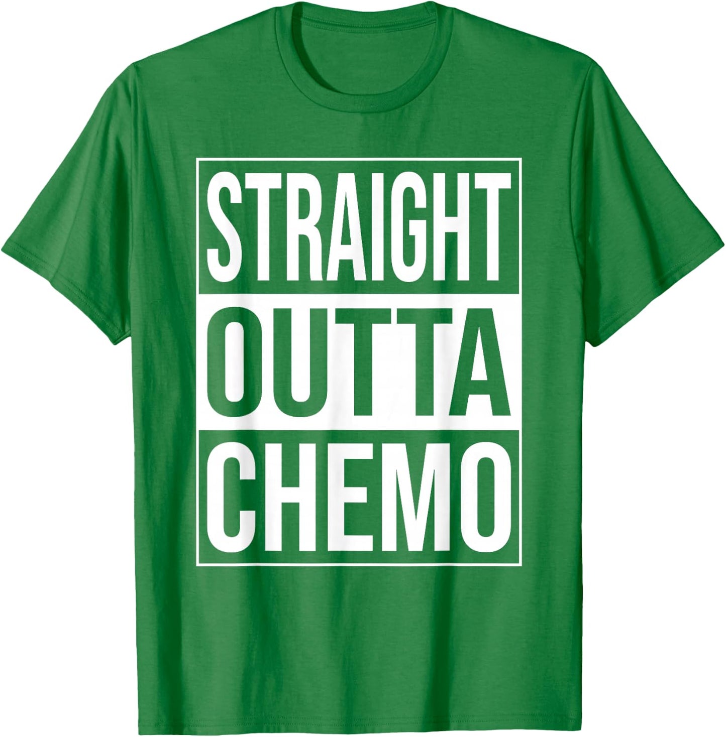 Straight Outta Chemo Chemotherapy Cancer Treatment Pink T-Shirt - T-Shirt | Irish Green
