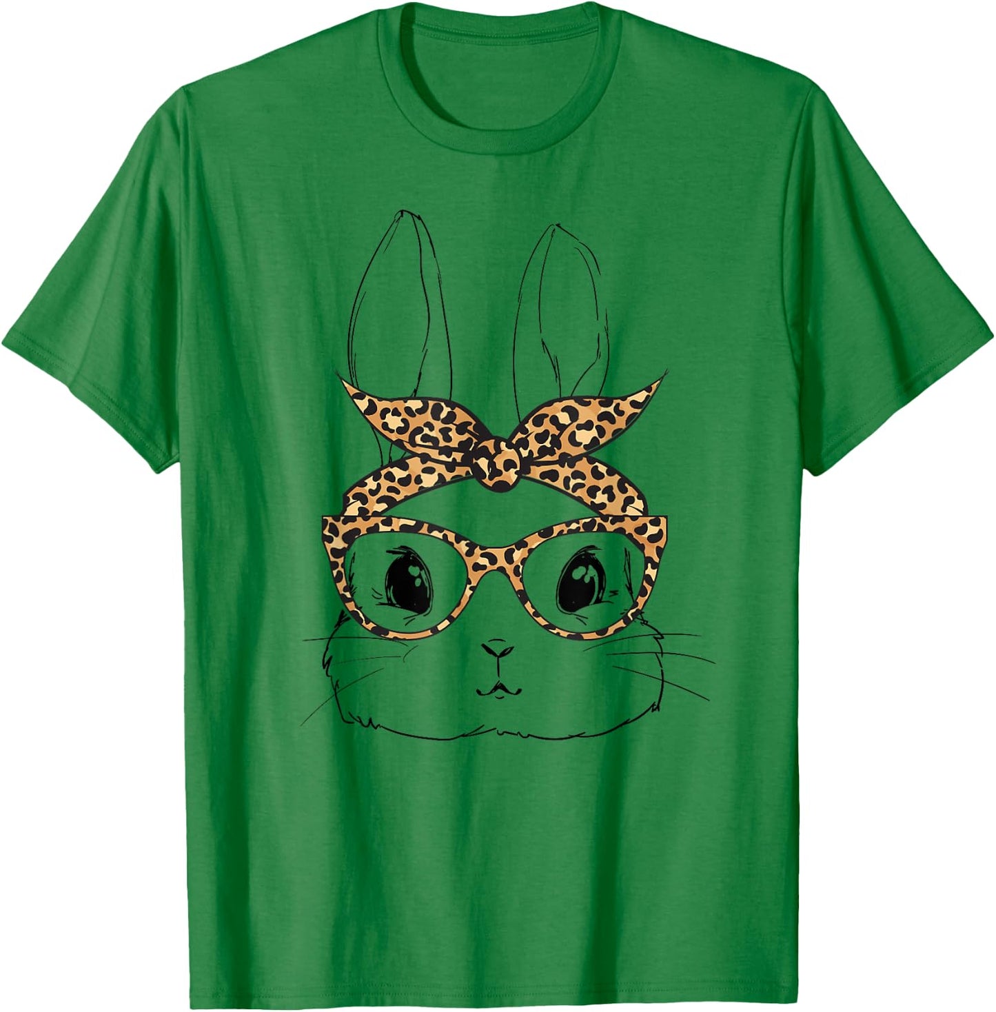 Easter Shirts For Kids Easter T Shirts Women Bunny Sunglass T-Shirt - T-Shirt | Irish Green