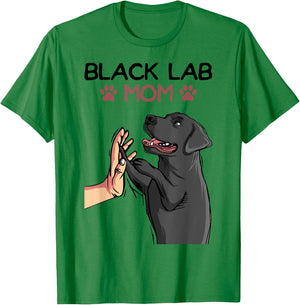 Black Lab Mom Labrador Retriever Women T-Shirt - T-Shirt | Irish Green