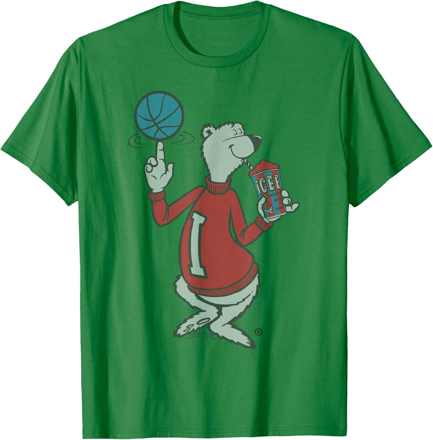 ICEE Bear Classic Basketball Collegiate T-Shirt - T-Shirt | Irish Green