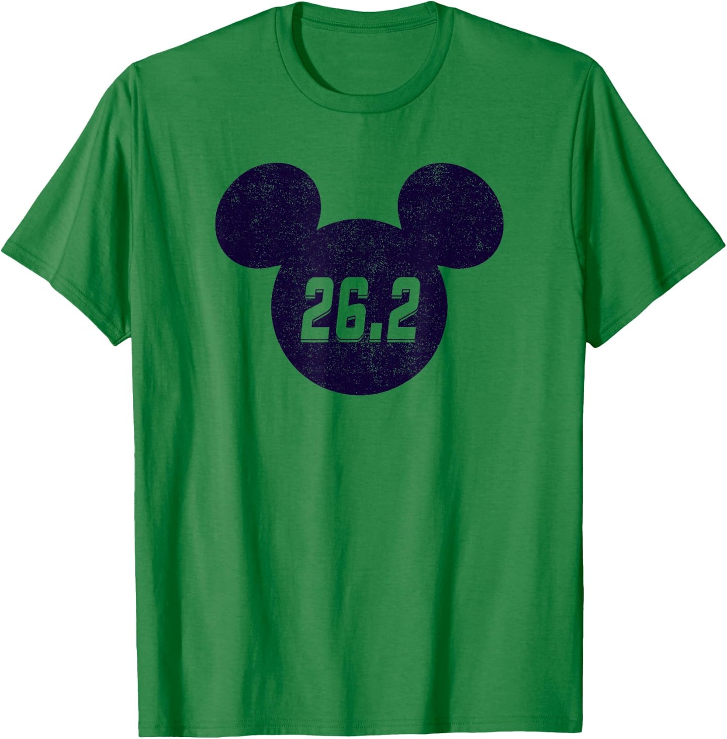 Disney Mickey Mouse Marathon 26.2 Fitness Runner T-Shirt - T-Shirt | Irish Green