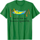 Check Out My Banana Hammock! Funny Dad Joke Word Design T-Shirt - T-Shirt | Irish Green