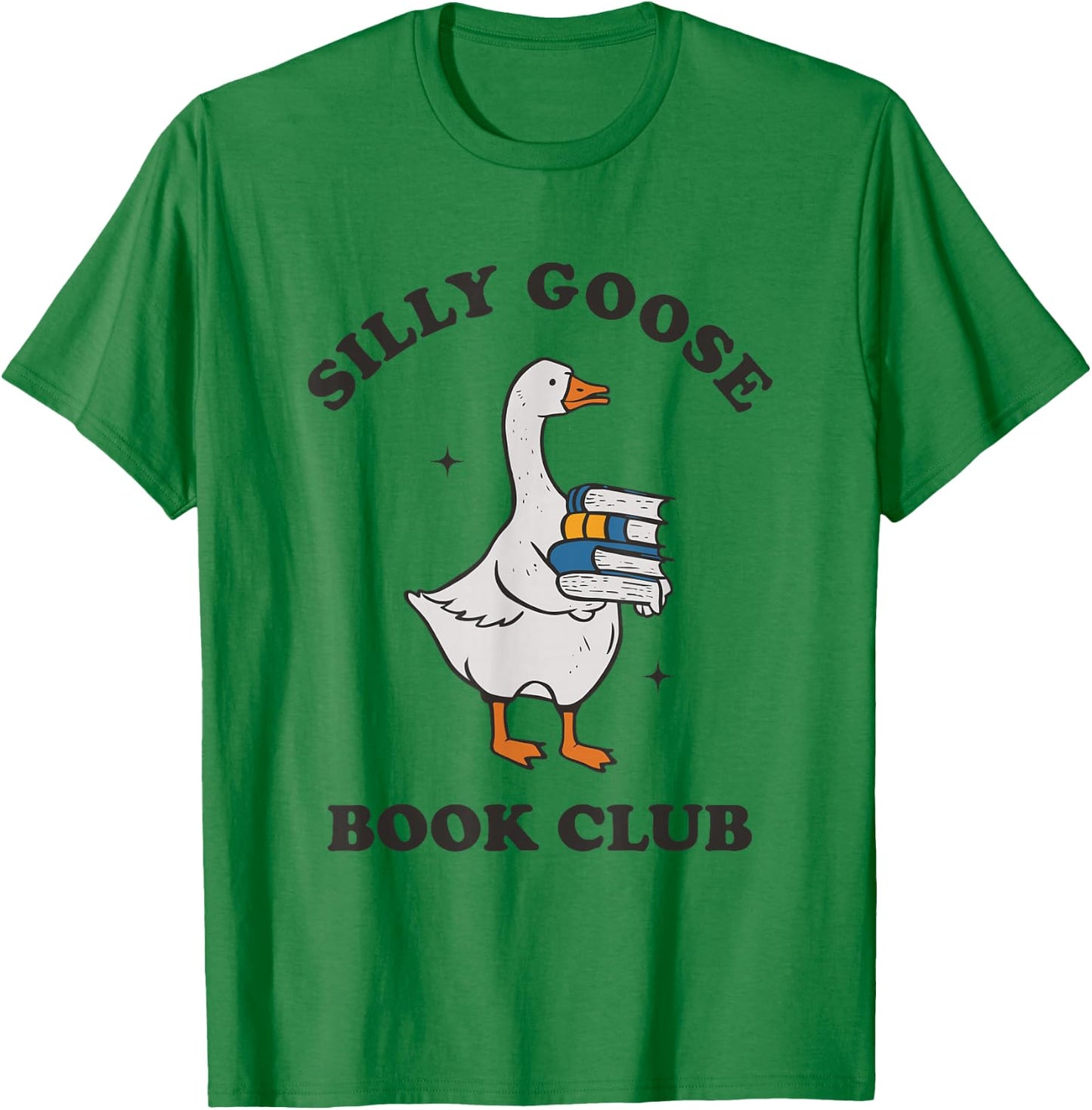Silly Goose Book Club T-Shirt - T-Shirt | Irish Green